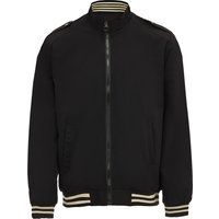 Bomberjacke im Varsity-Stil mit Schulterriegeln
