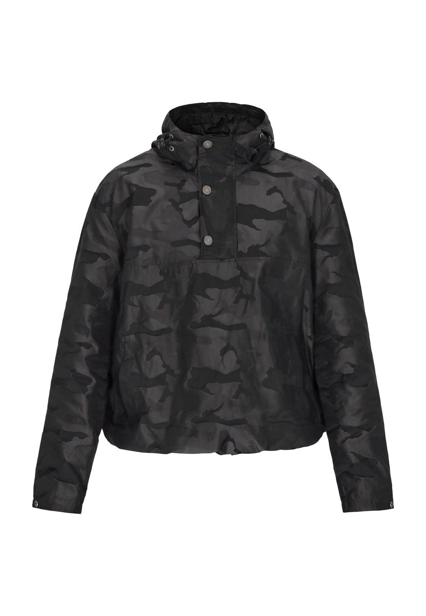 Leichte Anorak-Jacke mit Tarnmuster