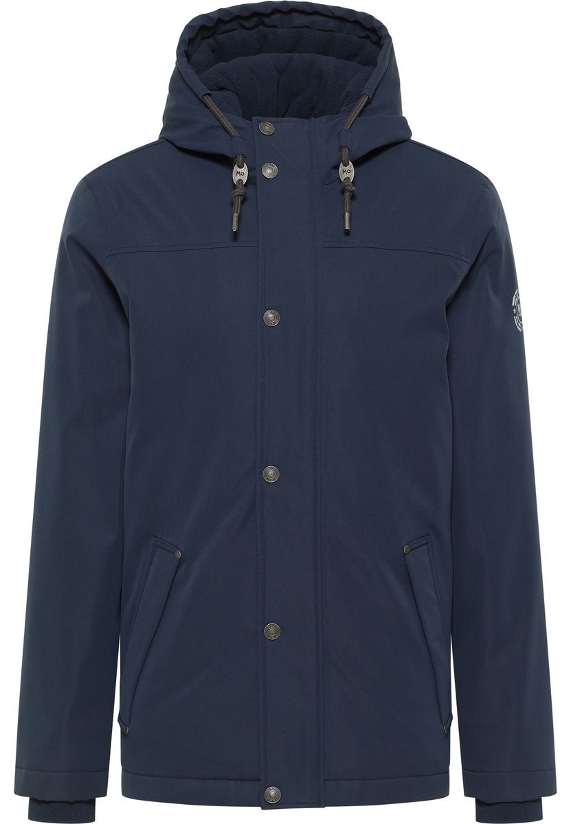 Wetterfeste wattierte Jacke mit Kapuze