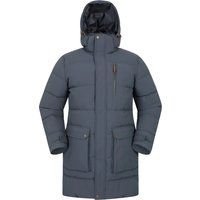 Isolierter langer Kapuzenparka