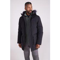 Wattierter Parka mit Kunstfellkapuze