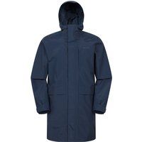 Langer wasserdichter Kapuzen-Regenparka