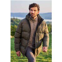 Schwere wattierte Winter-Steppjacke