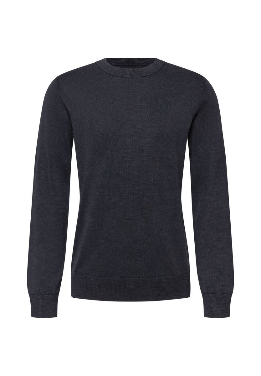 STREET ONE MEN Pullover, Baumwolle, für Herren, blau, L