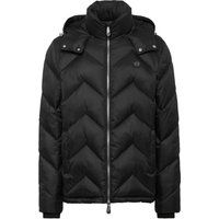 Pufferjacke aus Nylon mit Zickzack-Steppung
