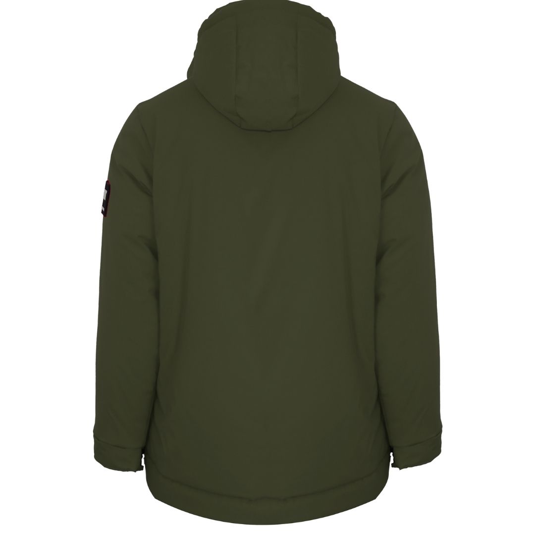 Wattierte Kapuzenjacke im Utility-Stil