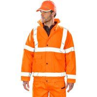 Reflektierender wattierter Warnschutz-Blouson