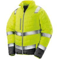 Gesteppte High-Visibility Sicherheitsjacke