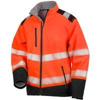 Reflektierende High-Visibility Softshell-Jacke