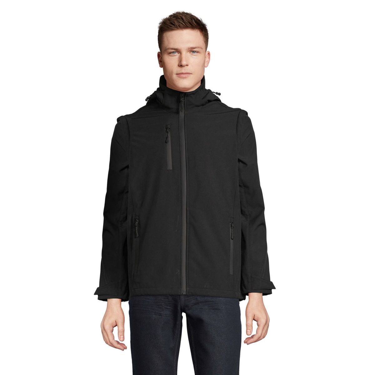 Funktionale wasserabweisende Softshelljacke