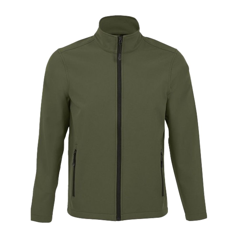 Wasserabweisende Fleece-gefütterte Softshelljacke