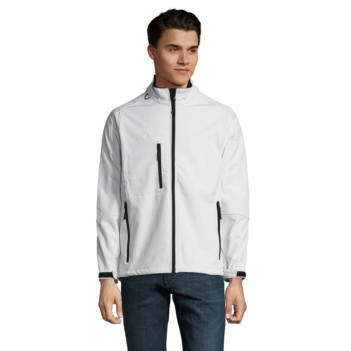 Funktionale Softshelljacke mit Fleecefutter