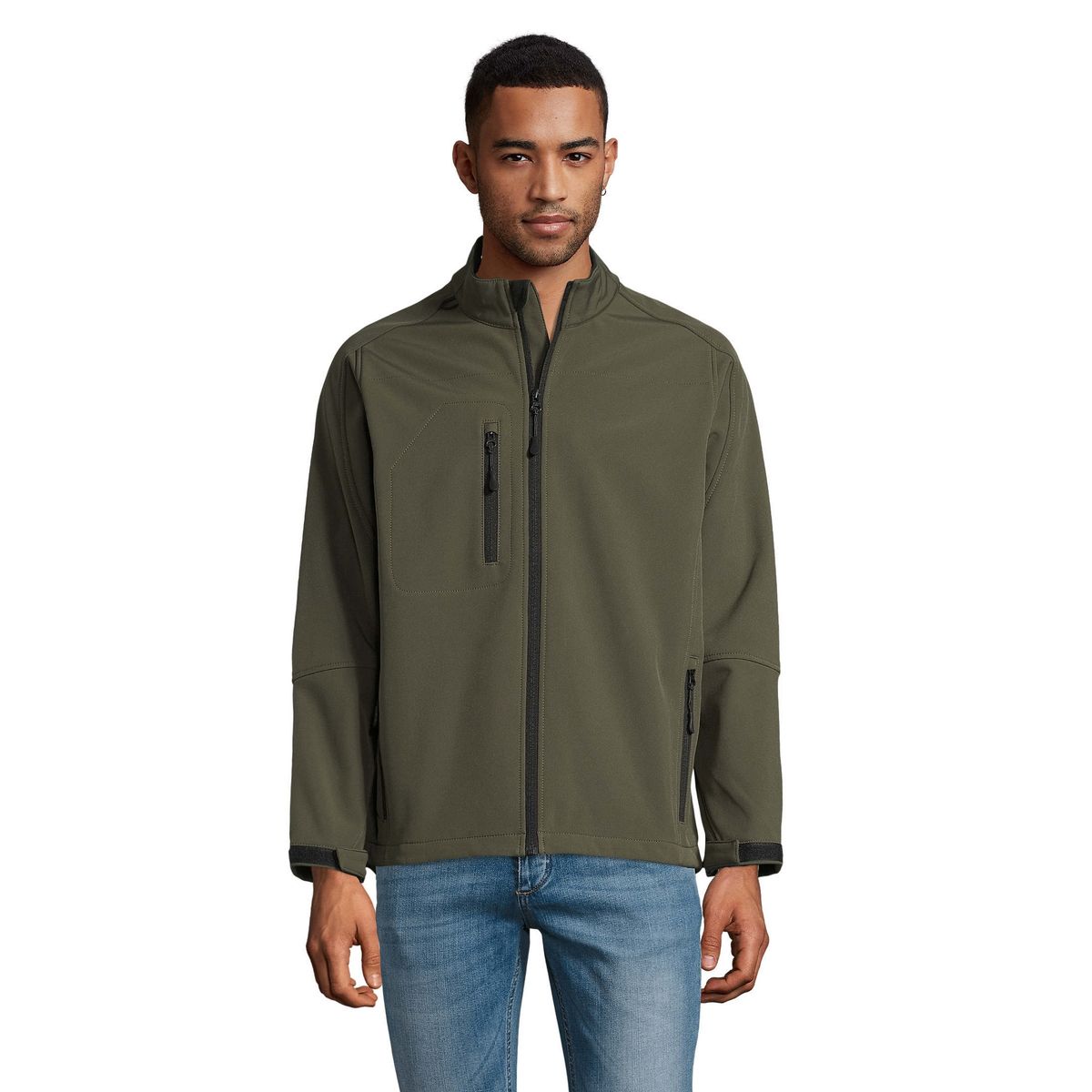 Wetterfeste Softshell-Outdoorjacke