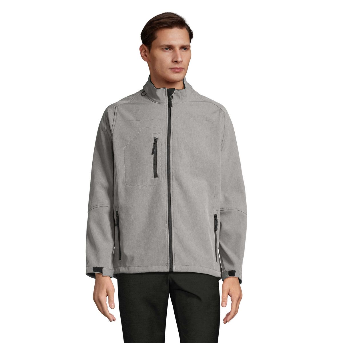 Wetterfeste Softshelljacke mit Fleece-Futter