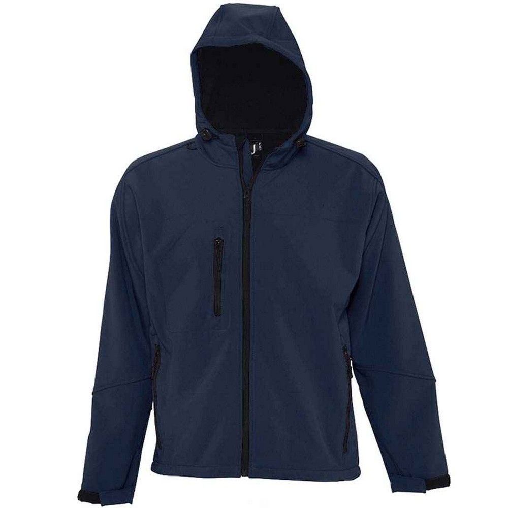 Funktionale Softshelljacke mit Kapuze