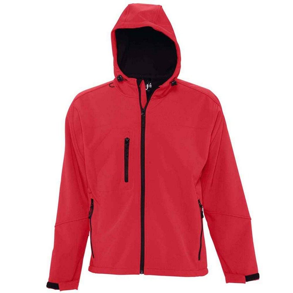 Funktionale Softshelljacke mit Kapuze
