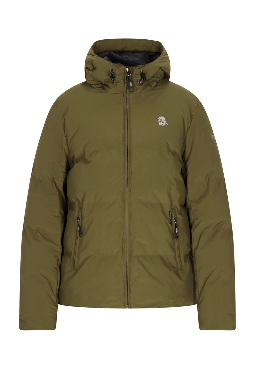 Isolierte Pufferjacke mit Kapuze