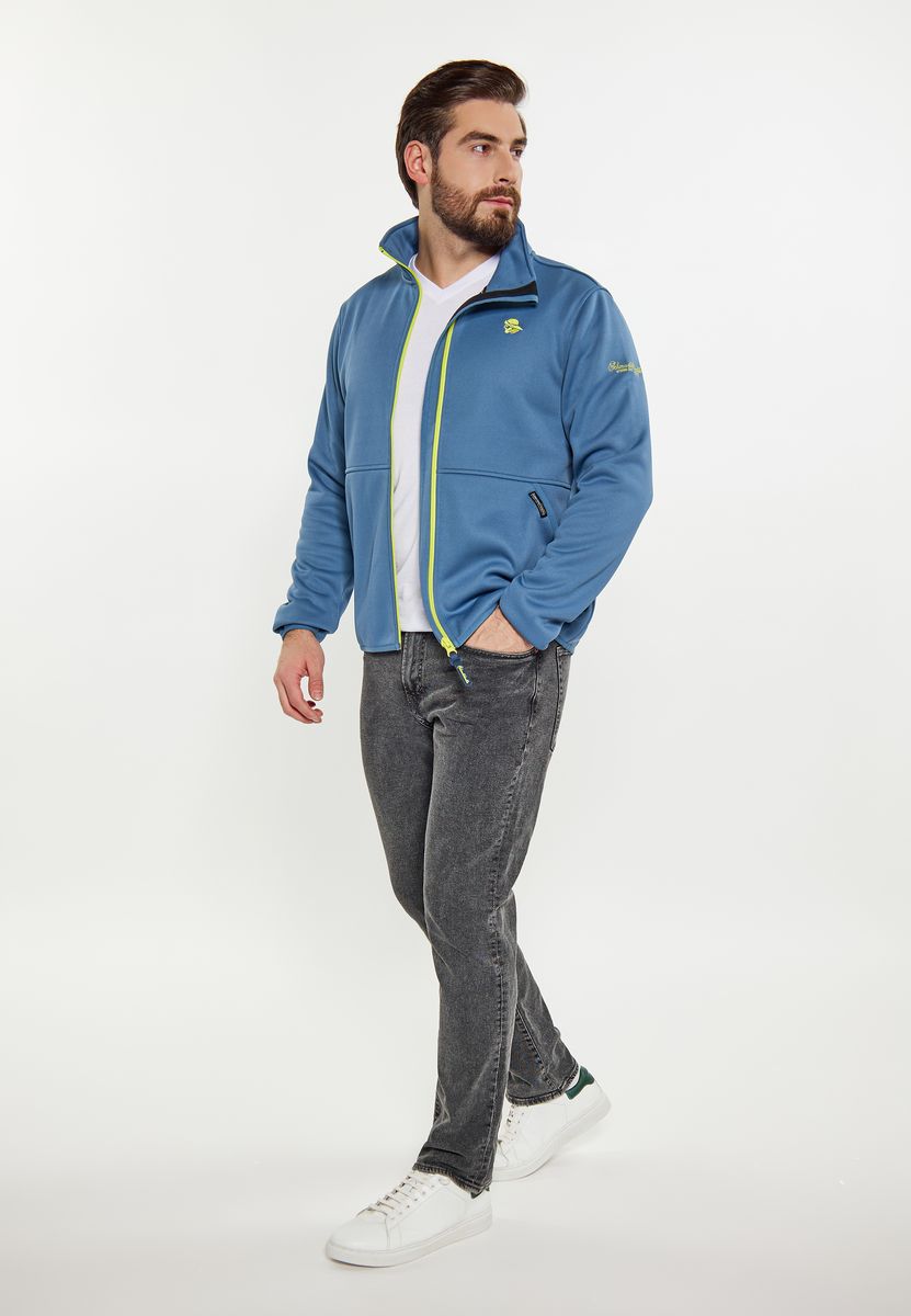 Übergangsjacke mit Stehkragen und Reißverschluss