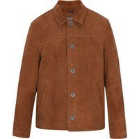 Vintage-Stil Ziegenvelours-Jacke