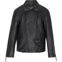Bikerjacke aus Vintage-Lammleder