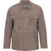 Utility-Hemdjacke in Wildleder-Optik