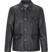 Klassische Lederjacke im Vintage-Stil