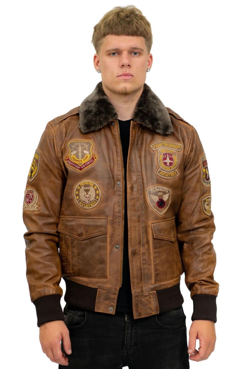 Bestickte Air Force Bomberjacke