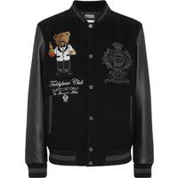 Leder-Bomberjacke Teddybear Club
