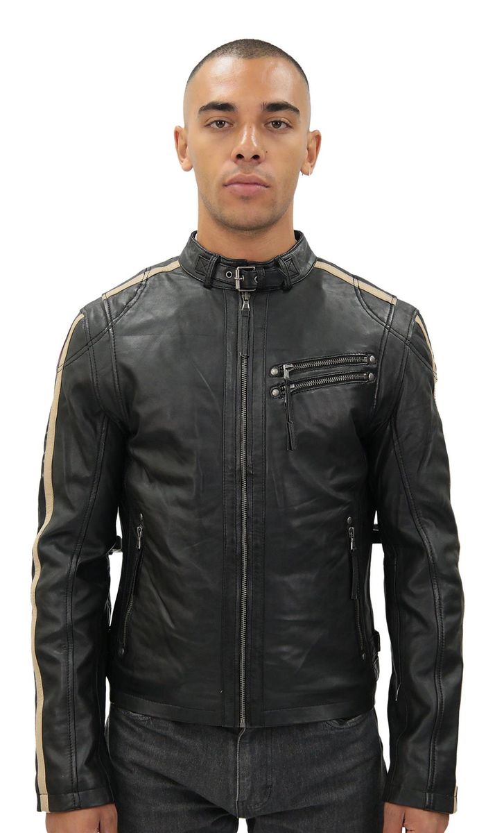 Gestreifter Marseille Cafe Racer