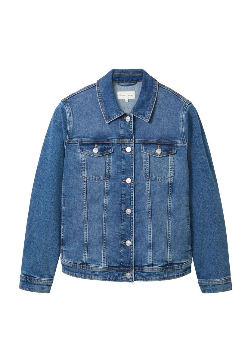 Klassische Jeansjacke mit Taschen