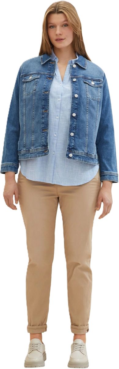 Klassische Jeansjacke mit Taschen