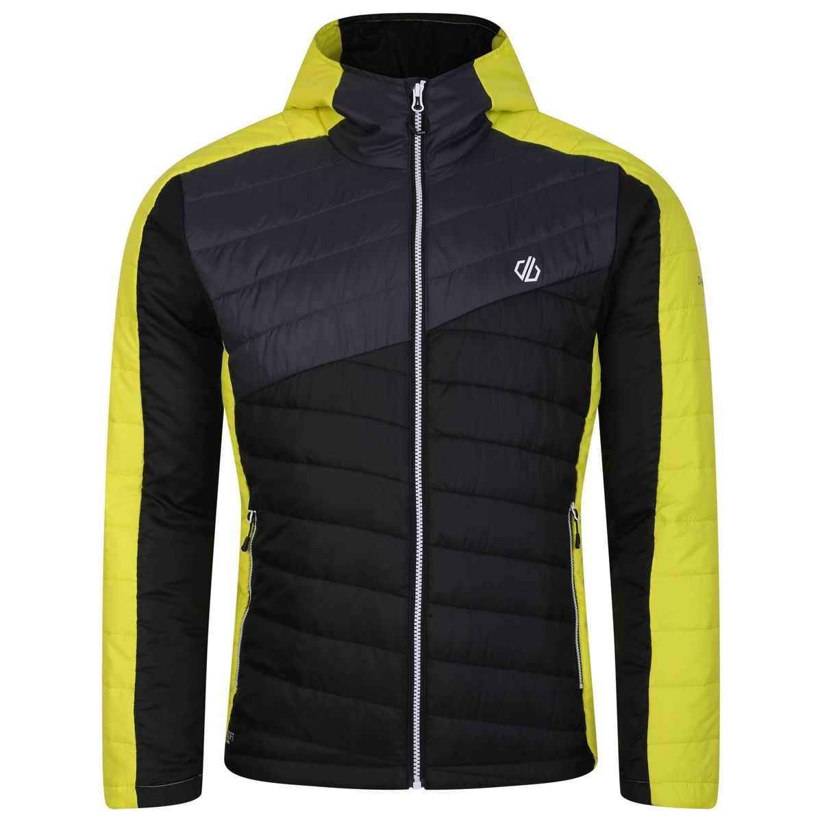 Gesteppte Color-Block Touring-Jacke