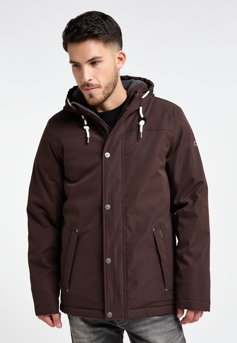 Wattierte Arktis-Winterjacke mit Kapuze