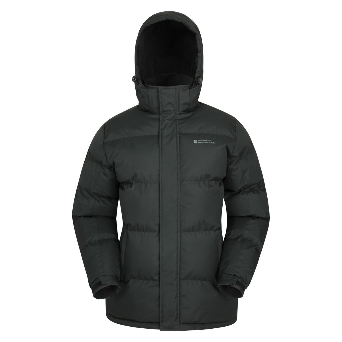 Isolierte Pufferjacke mit Kapuze