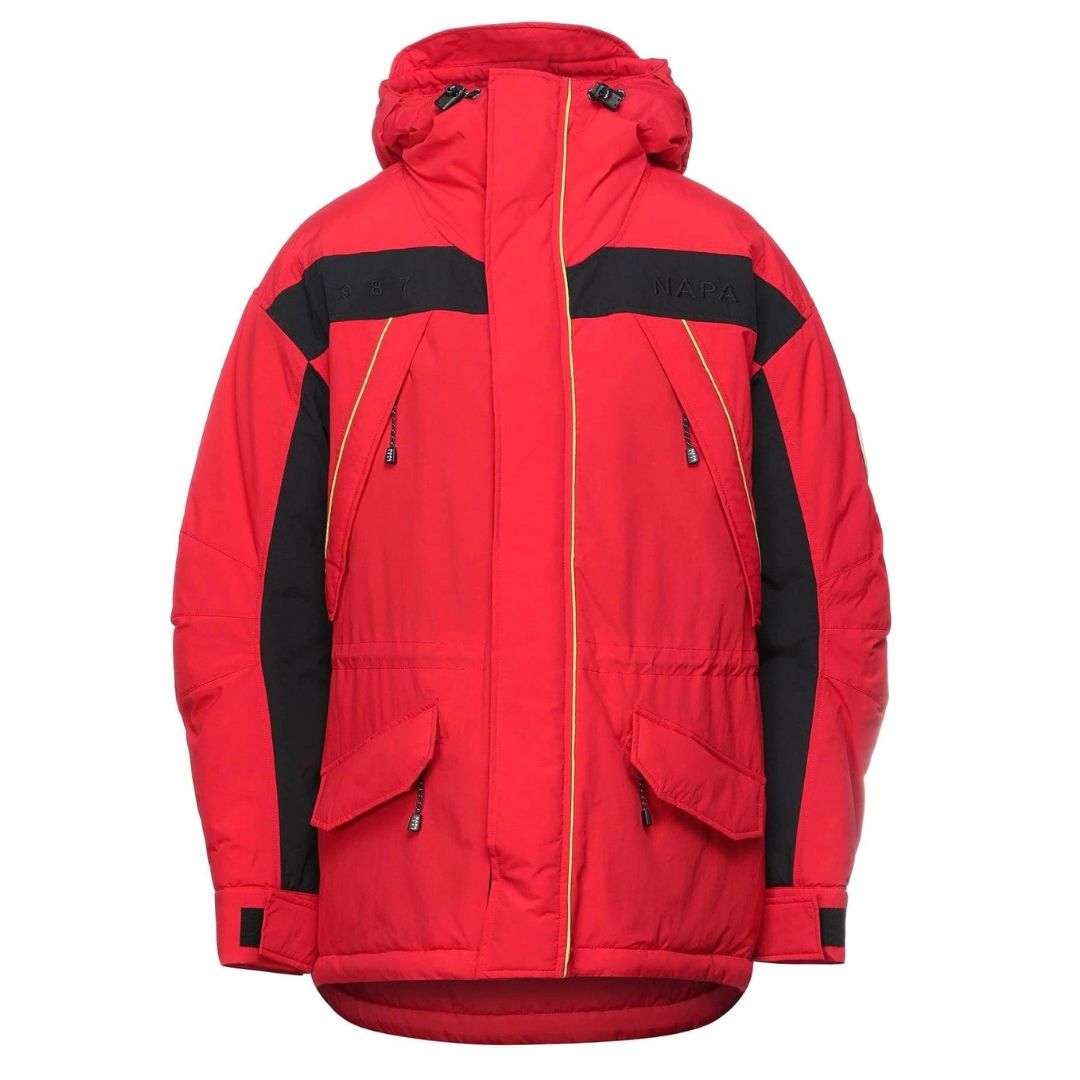 Technischer Wattierter Parka mit Kapuze