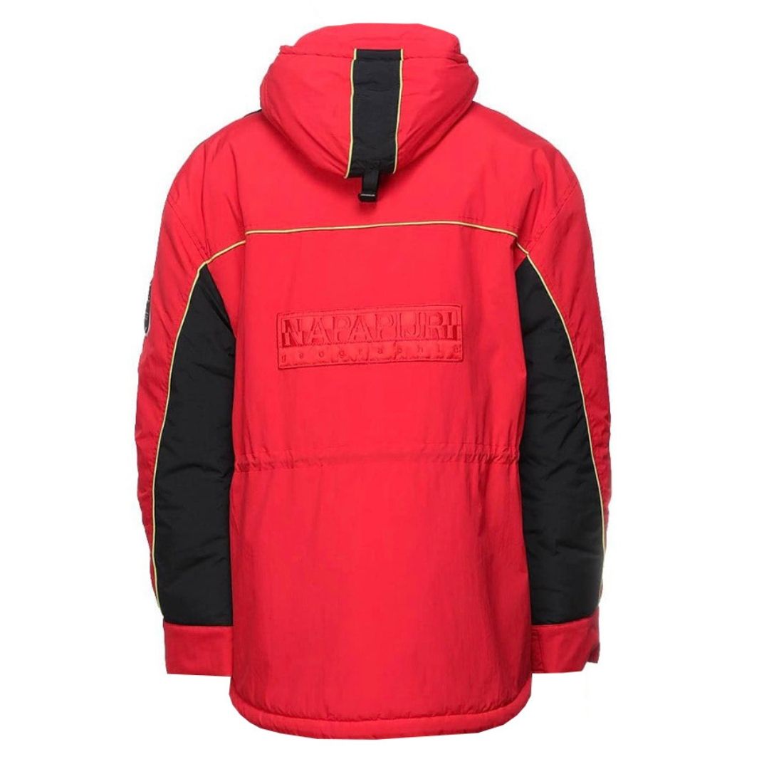 Technischer Wattierter Parka mit Kapuze
