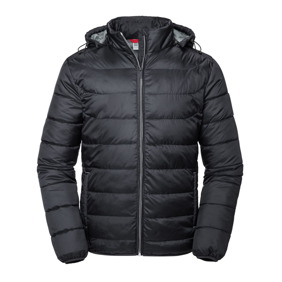 Gesteppte Nano-Pufferjacke mit Kapuze