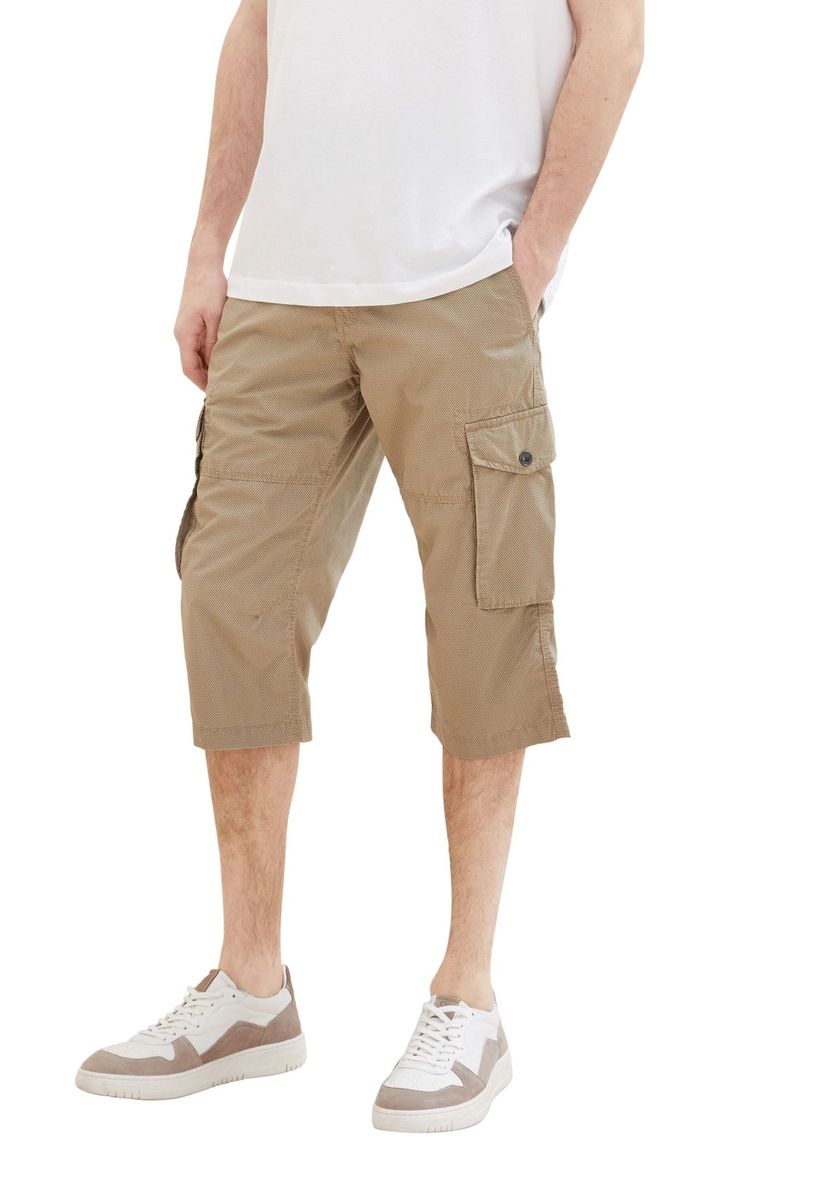 Herren Cargo Caprihose mit bequemer Passform