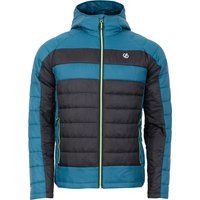 Isolierte Color-Block Steppjacke