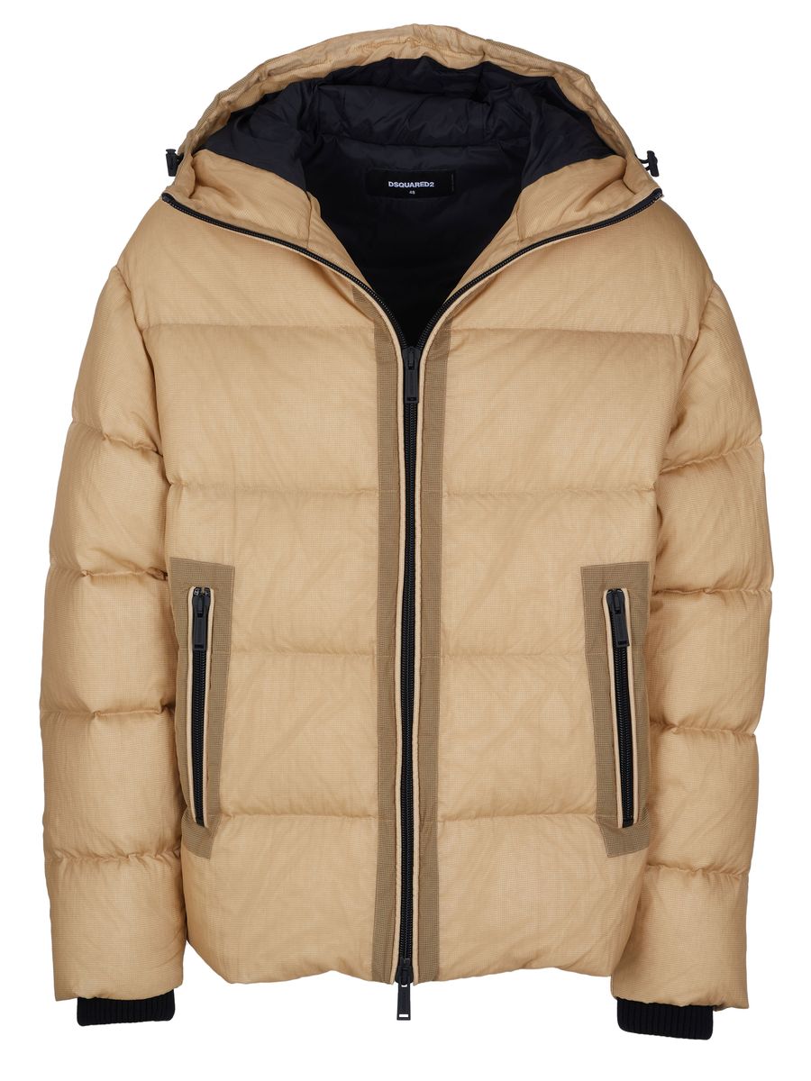 Gesteppte Pufferjacke mit Kapuze