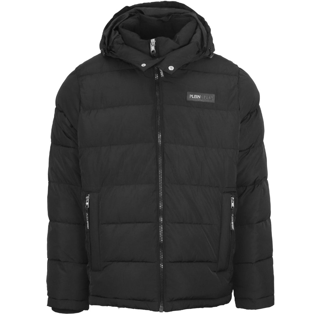 Gesteppter Kapuzen-Puffer mit Patches