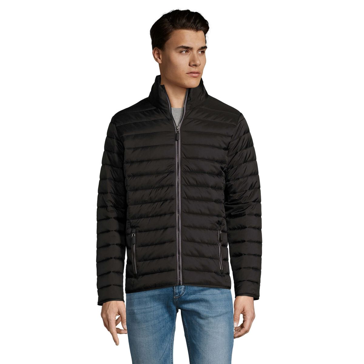 Leichte schmale Steppjacke