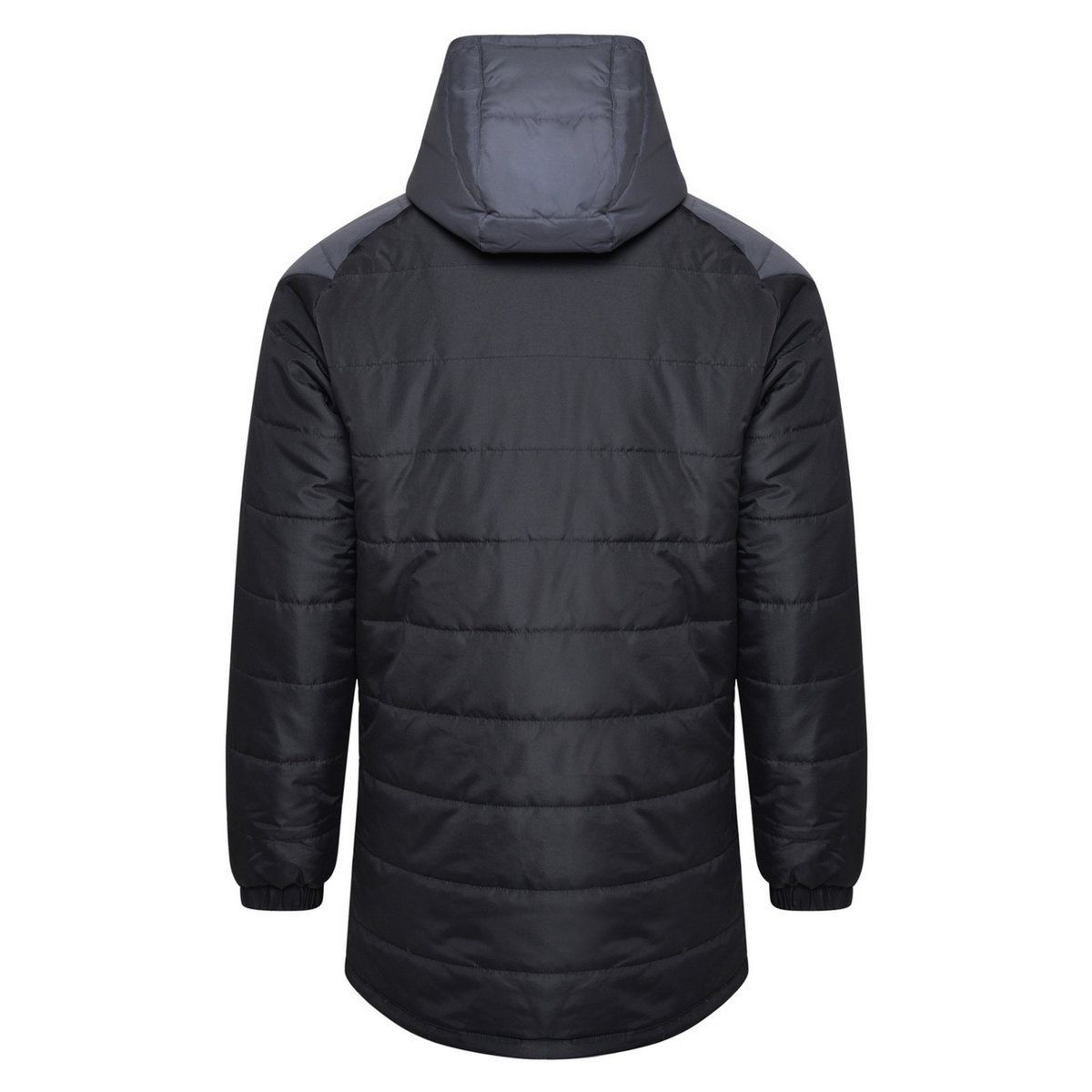 Longline Gesteppte Kapuzenjacke