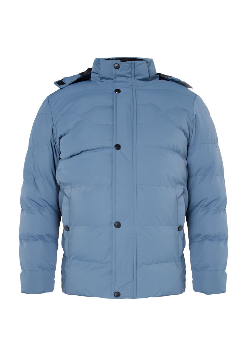 Minimalistische wattierte Steppjacke