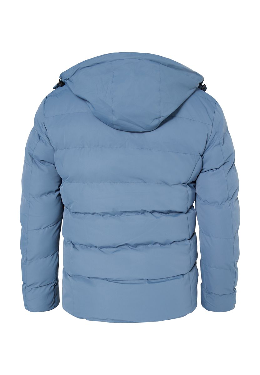 Minimalistische wattierte Steppjacke