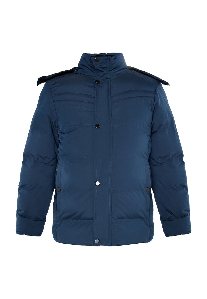 Minimalistische wattierte Steppjacke
