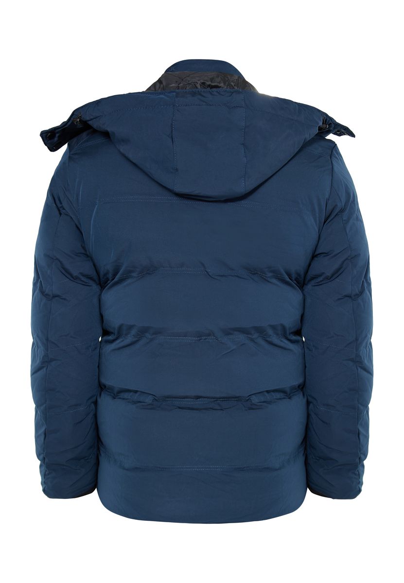 Minimalistische wattierte Steppjacke