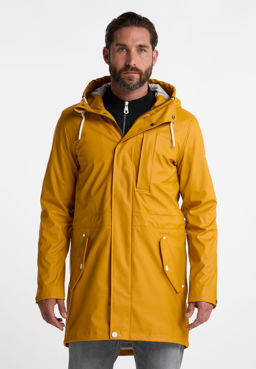 Wasserdichter Regenparka mit Kapuze