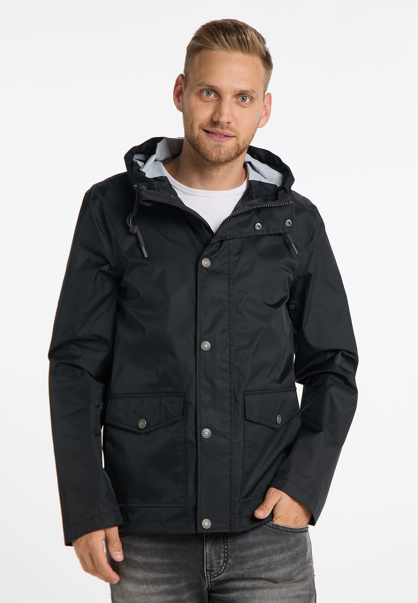 Funktioneller Regenparka mit Kapuze