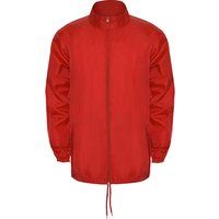 Winddichte Regenjacke mit faltbarer Kapuze